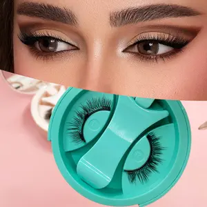 Reusable Magnetic Eyelashes Set Without Glue Waterproof Natural Eyeliner False Eyelash Tweezers for Easy Application eyelash application cosmetic makeup accessory