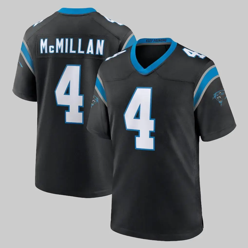 Men's CPanthers Football Jersey, Football Uniform, Breathable V Neck Short Sleeve T-Shirt, Athletic Tops, Unisex, All Seasons
