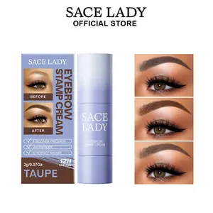 SACE LADY Eyebrow Stamp Kit, No Skills Needed, Instant Natural Brows with Stencils, Waterproof & Long Lasting Brow Makeup