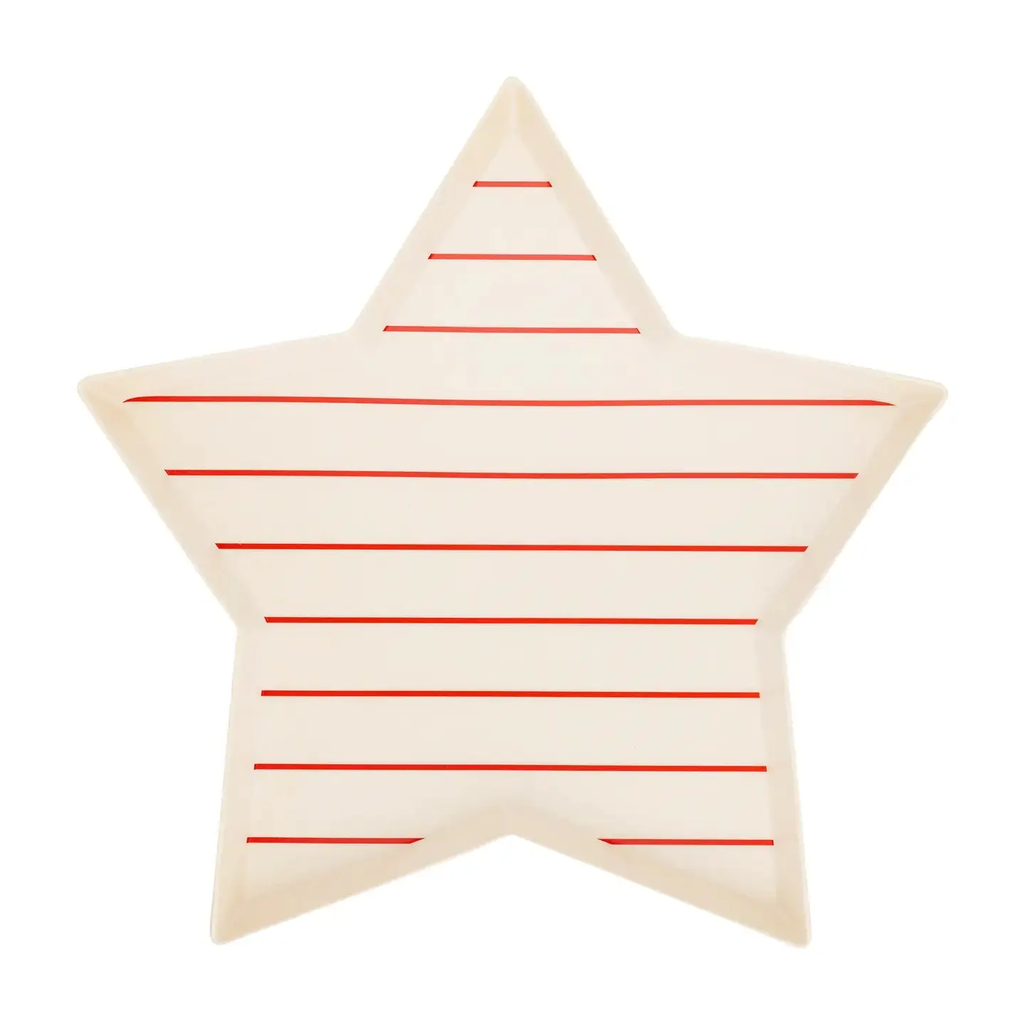 Holiday & Star-Shaped Bamboo Serving Tray | Reusable Decorative Platter for Parties, BBQs and Home Entertaining