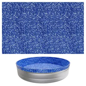 VEVOR 8ft Round Overlap Pool Liner, 27.5 in Wall Height Heavy-Gauge Vinyl for Steel-Sided Above-Ground Round Pools, Easy Installation with Leak-Proof Patches, Outdoor Crystal Option