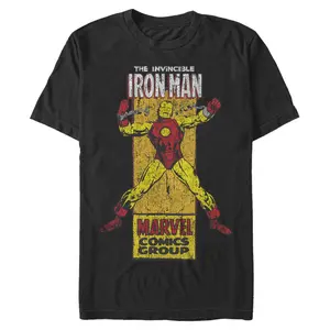 Men's Marvel Distressed Invincible Hero T-Shirt