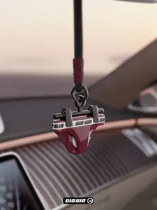 GIOGIOTOY Car Hanging Air Freshener Holder — Unique Design & Refillable Fragrance Capsule Decoration