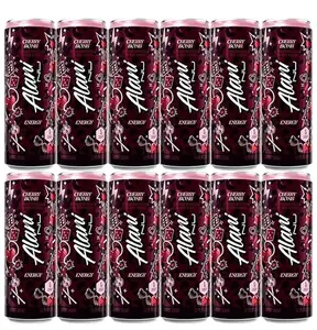 Alani Cherry Bomb Sport Energy Beverage - Sugar-Free, Low-Calorie, Organic, Caffeine-Free Cherry Bomb Alani Drink (12 fl oz, 12 Pack)
