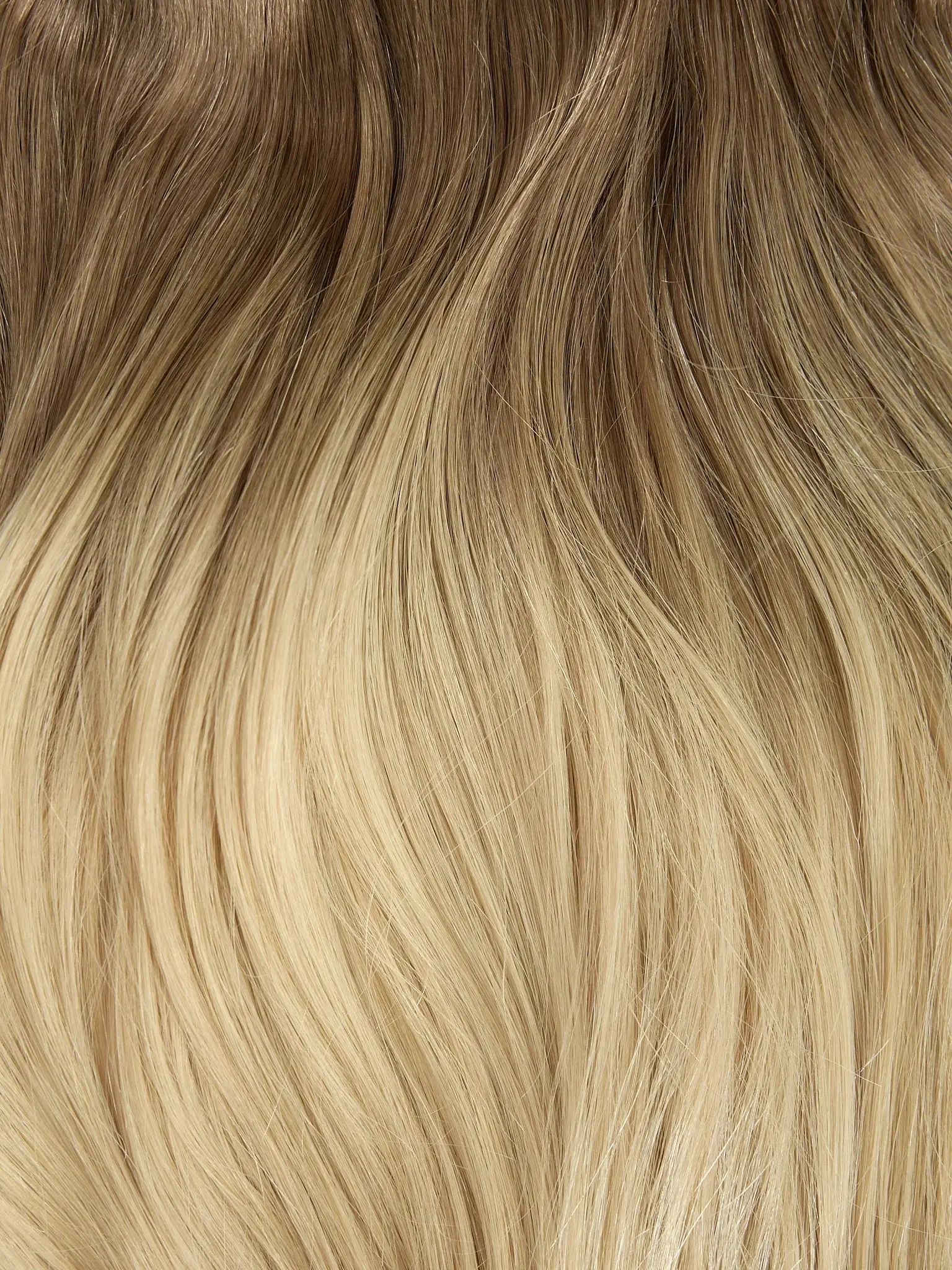 Ombre - Cool Brown to Dirty Blonde (T6/20) 20" 220g - Clip-Ins
