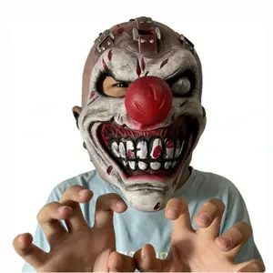 Horror -Nose Clown Mask, Halloween Cosplay Prop, Scary Funny Headgear, Perfect for Costume Parties, Unique Horror Accessory