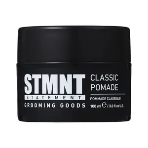 STMNT Grooming Goods Classic Pomade, 3.38 oz | Natural Shine | Strong Control | Easy to Wash Out