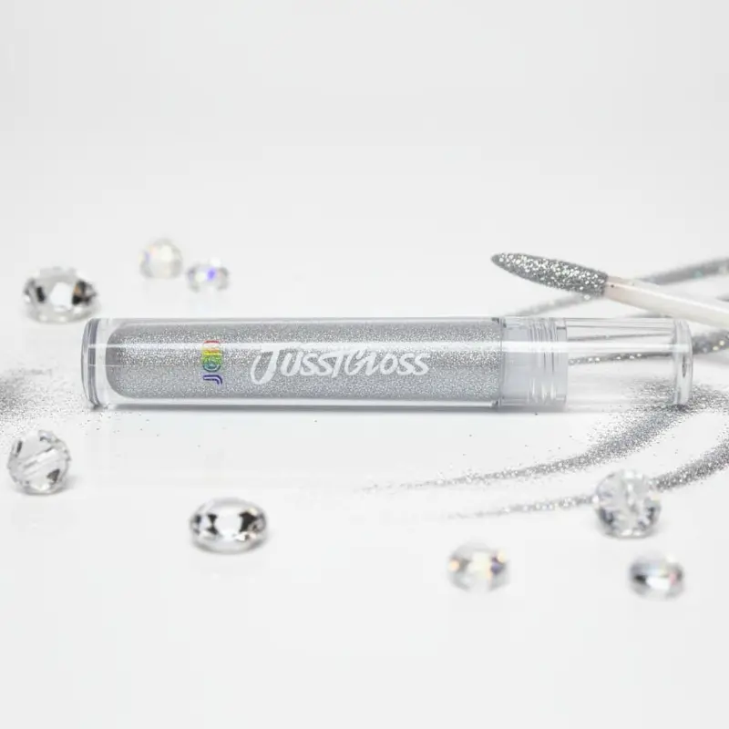 Stunt* Pineapple Scented Clear Base with Silver and Rainbow Glitter Flecks - Lipgloss