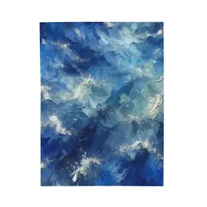 Waves of Infinity - Plush Blanket