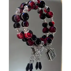 Anime Couple Bracelets, Hua Cheng & Xie Lian Inspired Beaded Friendship Bracelets with Gift Card, Fashion Accessories for Women & Men, Exquisite Bracelet