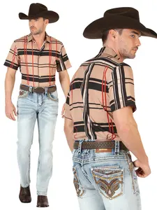 Centenario Men's Premium Denim Boot Cut Pants - Light Blue 45531