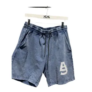 ALPHA STYLE DRAKE SNOW WASH KNIT SHORTS