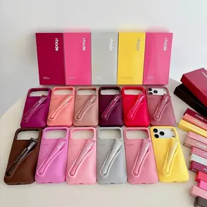 RHODE Minimalist Phone Case with Lip Treatment Slot for iPhone 11–17 Pro Max – Fashionable & Functional