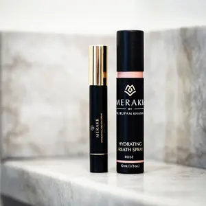 Merakk Rose Fresh Breath Spray - Sugar-Free with Stevioside, Menthol & Glycerin - Dentist-Designed for Bad Breath & Dry Mouth - 0.3 fl oz