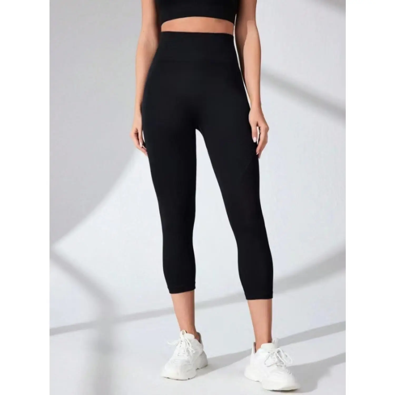 High Waist Cropped Active Leggings
