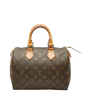 Pre-owned Louis Vuitton Canvas Shoulder Bags Speedy25 Monogram Handbag