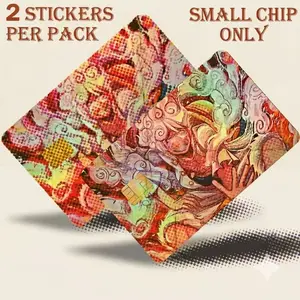 Anime Cloud Energy Card Skin 2PC Credit Card Skin & Debit Card, Trolley & Gym Stickers for Small Chip