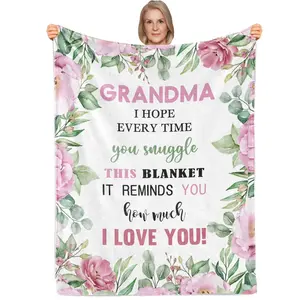Gifts for Grandma Blanket, Best Grandma Gifts, Grandma Birthday Gifts from Grandchildren, Gifts for Grandmother, Grandma Blanket for Birthday Mothers Gifts Day, Blanket(30"x40")