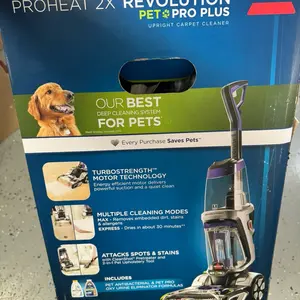 BISSELL  Proheat 2x revoution pet pro plus   BISSELL Filters Bagless Type Upright Color Multicolor Voltage 120 V Model Pet Pro Plus Features Portable MPN 3588 Cord Type Corded Item Weight 17.5 lbs BISSELL ProHeat 2X Revolution