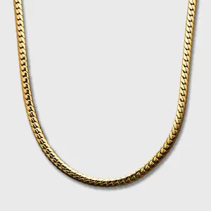 Miami Cuban Link Chain 14K Gold Plated - 5mm