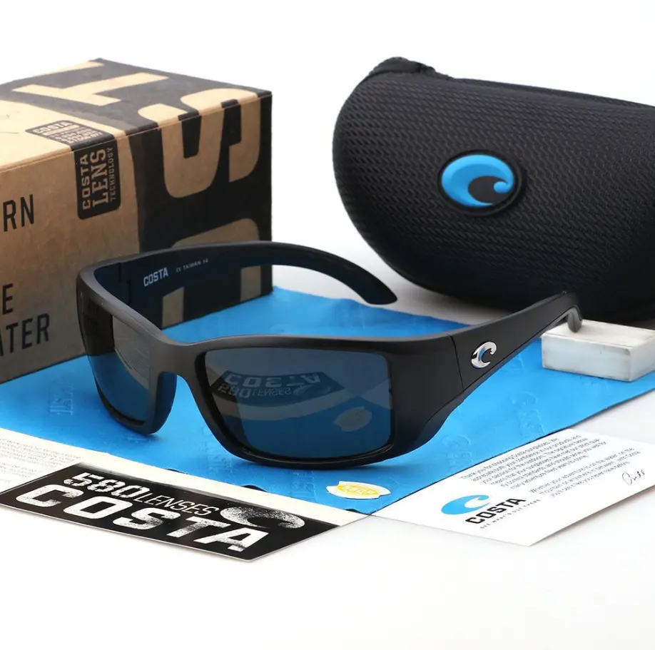 Full Box Costa Del Mar Rinconcito Polarized Sunglasses UV Protection Sport Fishing Driving Outdoor Shades Men Women