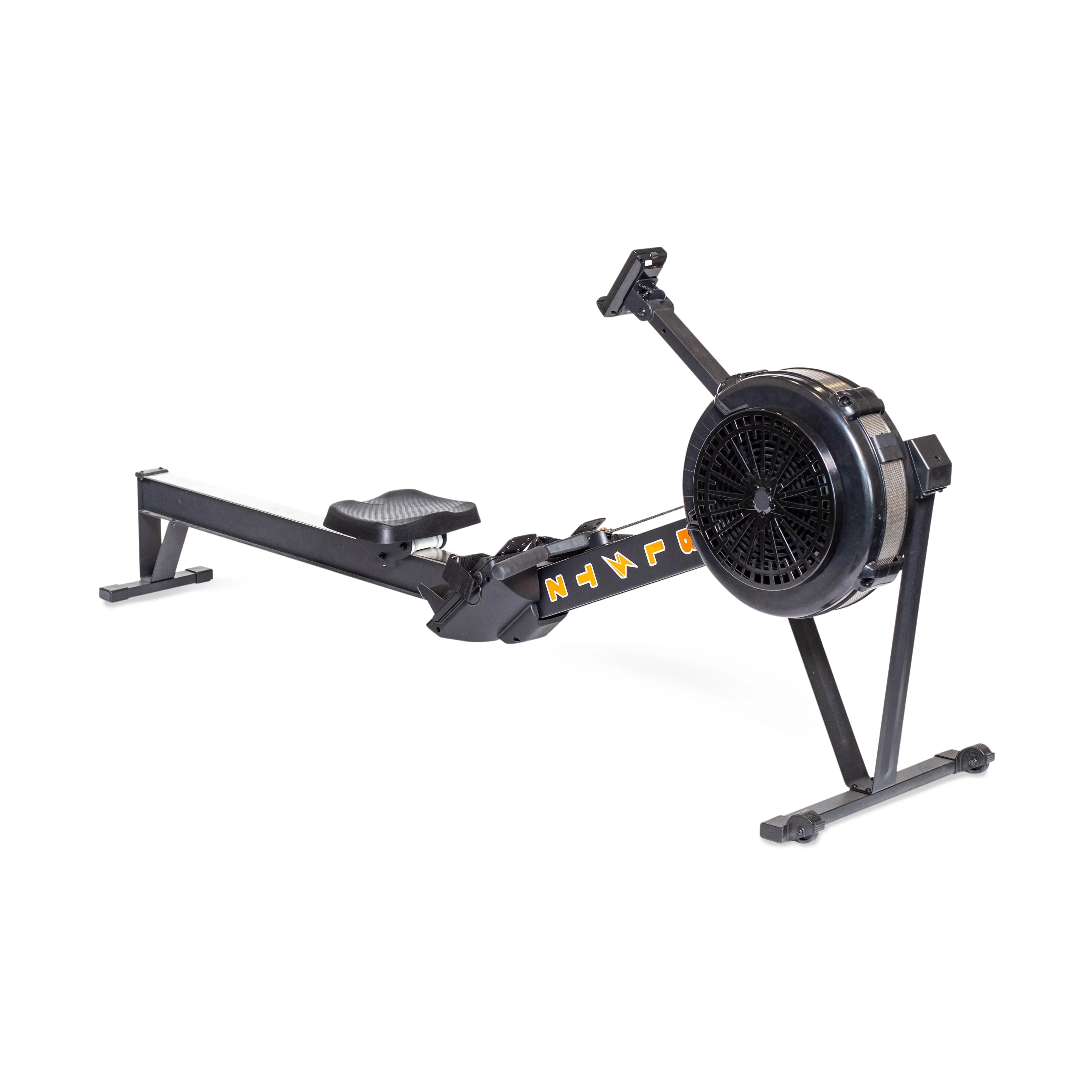 Bells of Steel Blitz Air Rower - Wheeled Indoor Rowing Machine for Home Gym, Low-Impact Cardio Full-Body Workout, Adjustable Damper, Carabiner Clip, Boosts Cardio Fitness
