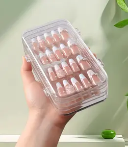 Nail Storage Organiser, Transparent Design for Easy Display and Viewing of Nail Art Supplies