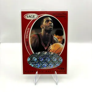 Tim Thomas #A43 NBA Card | 1997 Sage Autographed Rookie #/819 | Rare 90s Draft Prospect Collectible