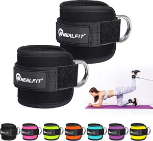 Ankle Strap for Cable Machine, Gym Ankle Cuff for Kickbacks, Leg Extensions, Glute Workouts, Booty Hip Abductors Exercise for Women and Men