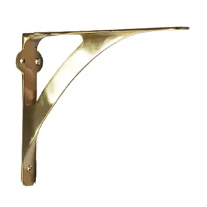 Classic Shelf Bracket - Brass Brushed