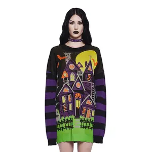 Eerie Estate Intarsia Sweater