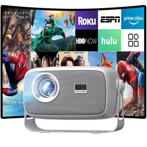 HUANLETOU X4 Projector Upgraded 500ANSI 4K Video Source Android 11 Dual WiFi6 BT5.2 1920x1080P Mini Portable Home Cinema Outdoor 2025 New