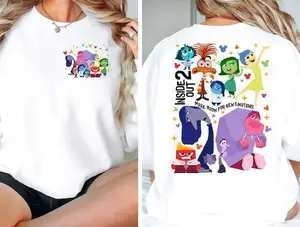 Inside Out It's Okay To Feel All The Feels Shirt, Everyday Is Full Of Emotions Mental Health Shirt, Printed In US