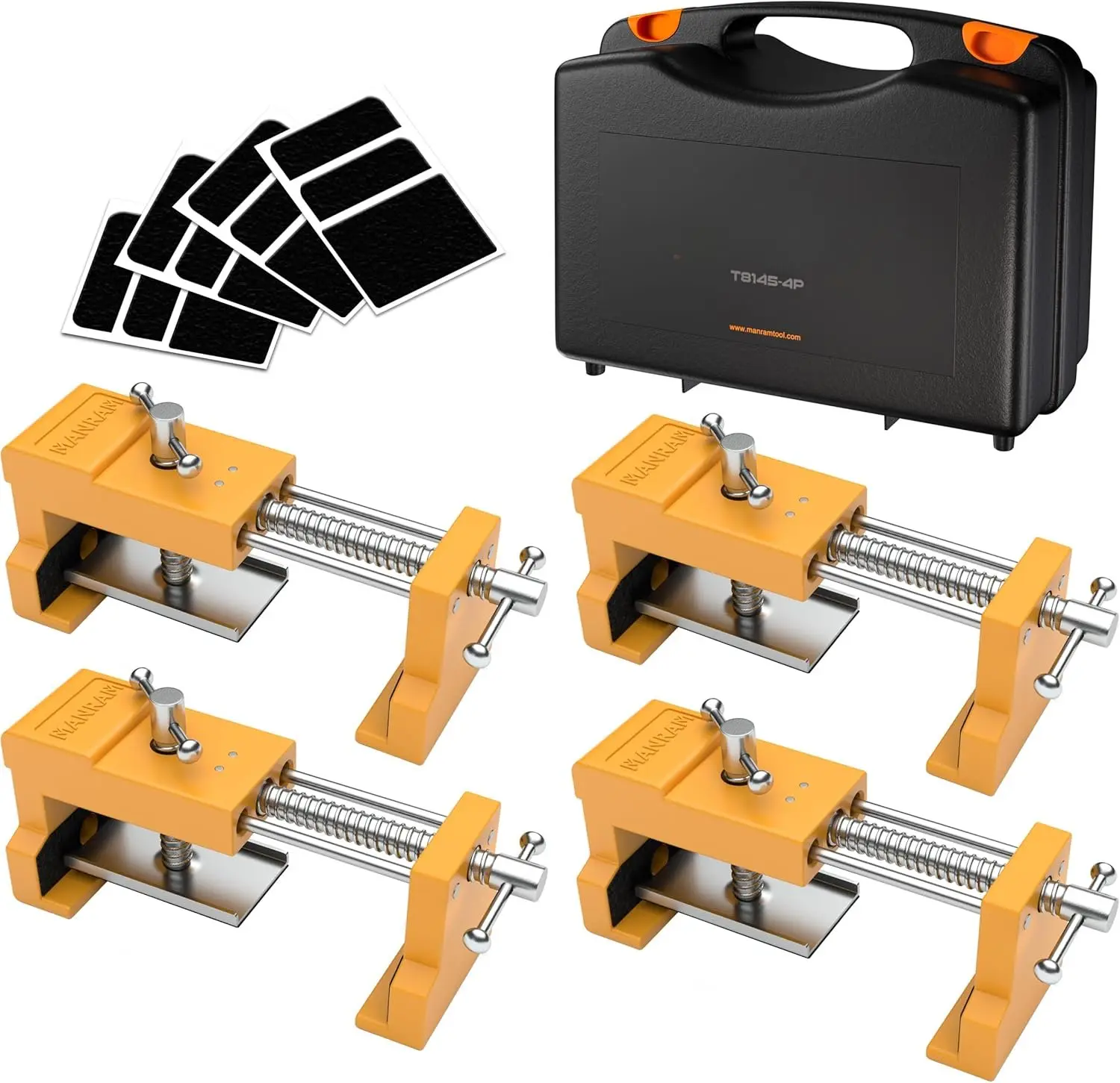 Cabinet Clamps with Protective Case -  Frame Clamps 4 Pack