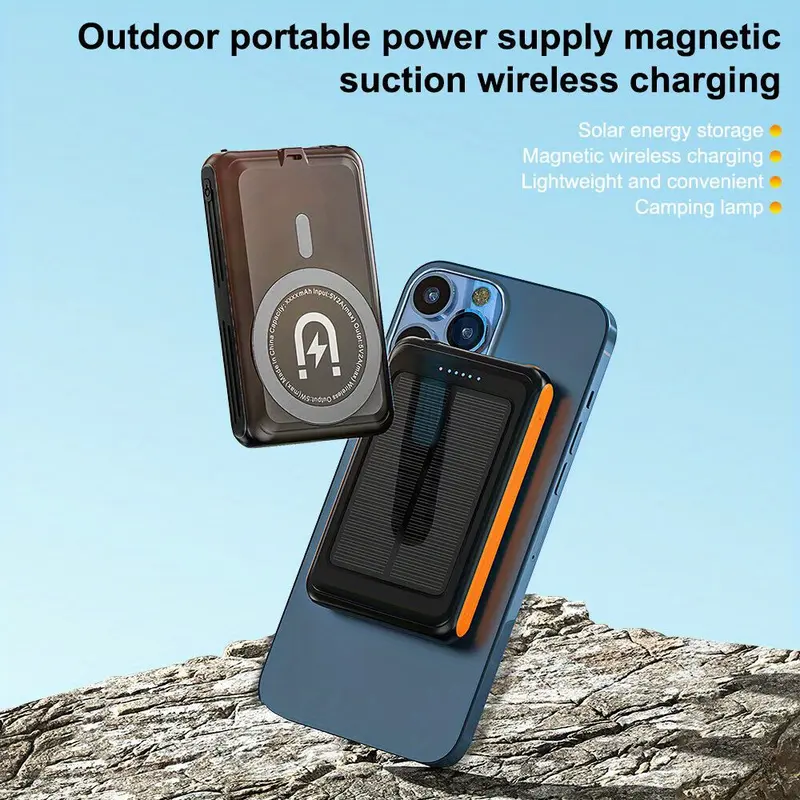Wireless Charging Solar Power Charging Phone Case Solar Powered Phone  Charger Diy TikTok Shop