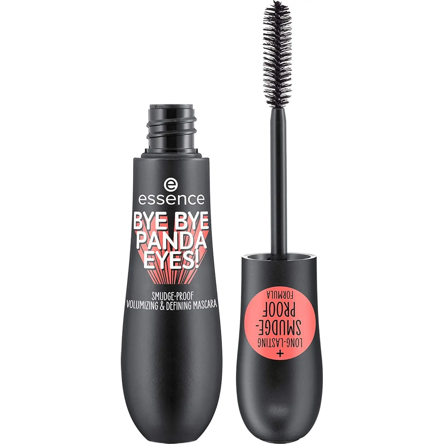 Bye Bye Panda Eyes Tubing Mascara | Smudge-proof, Volumizing Definition | Vegan, Cruelty Free, Free From Parabens & Oils (Pack of 1)