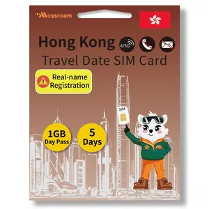 Travel Connect 4G/5G Hong Kong SIM Card - 1-7 Days 1-5GB High-Speed Data, No Calls & Texts | Prepaid Travel SIM for Tourists, Business Trips, Roaming