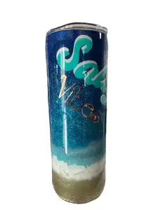 Salty Vibes Skinny Tumbler