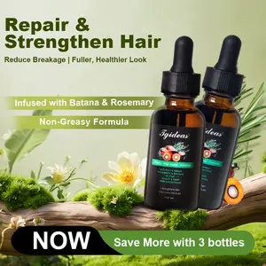 Tgideas Rosemary & Batana Oil -Blended with Jojoba & Argan Oil-Organic Essential Oil forHair Haircare Daily Repairing Restore Moisture Vitamins