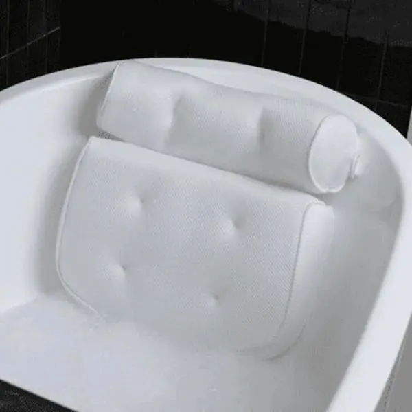 Hi Peach Layne Comfort Cloud Bath Pillow  White (1.76 lbs)