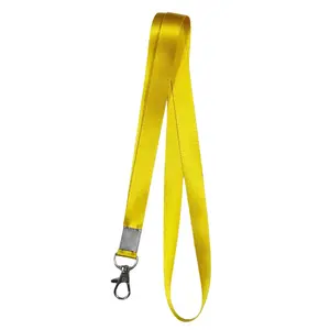 1/5/10 PCS Vibrant Yellow Lanyards Bulk Set | Durable Neck Straps for ID Badge Holders & Keys | High-Visibility Value Pack for Teachers, Nurses & Event Staff