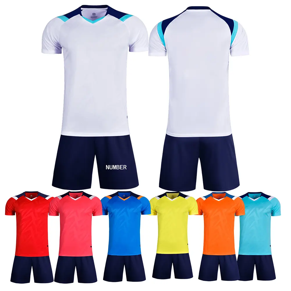 Custom Football Kit for Adults Personalised Soccer Unifors Personalized Jersey Short Set Men Women Boys Girls US Sizes M-3XL Breathable Sweat-wicking Machine Washable