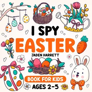 I Spy Easter Book for Kids Ages 2-5: A Fun and Educational Interactive Easter Guessing Game with Cute Bunnies, Eggs, Letters, and More for Toddlers and Preschoolers Paperback – February 15, 2025