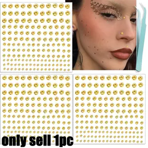 Fake Eyebrow Piercing, Fake Lip Labret Studs, Stick on Fake Nose Stud, Facial Piercing Adhesive, Non Piercing Skin Jewelry, Nose Ring Jewelry