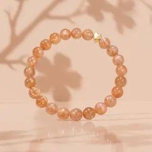 Sunstone Golden Heart Bracelet ️