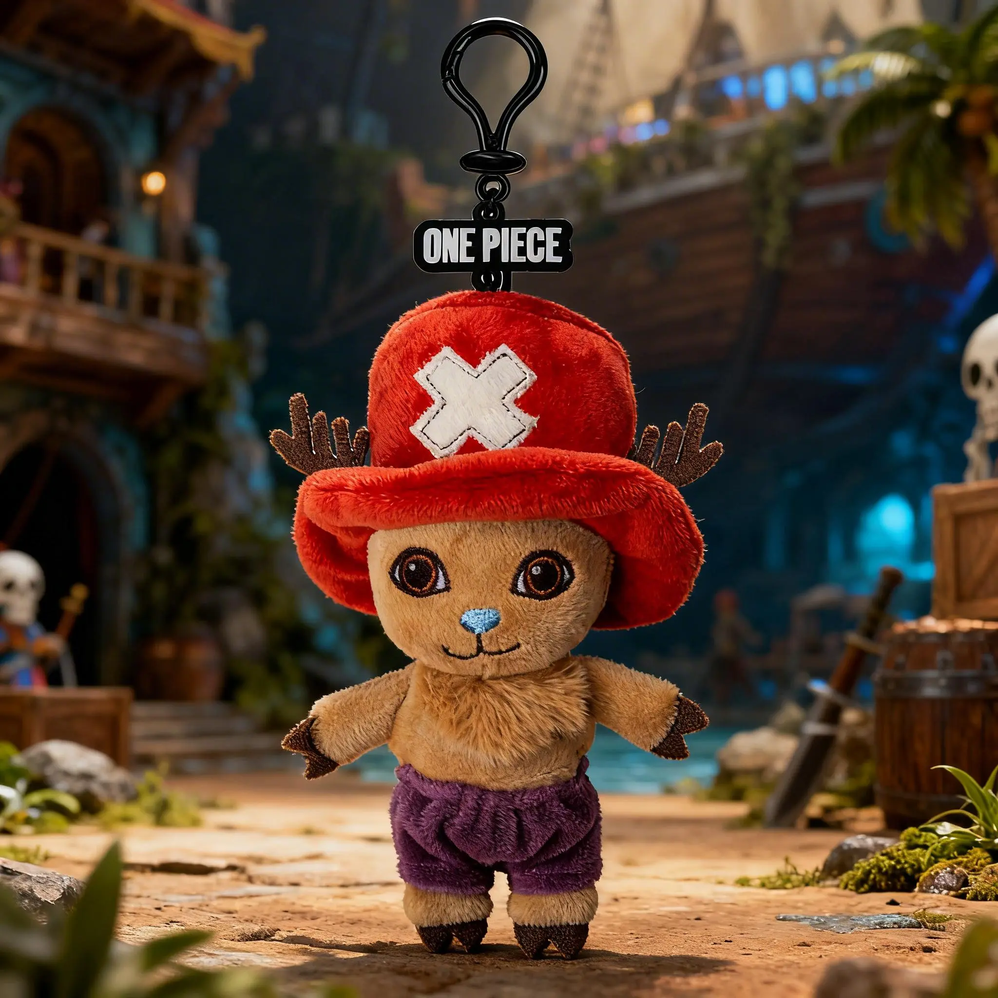 One Piece Officially Licensed 3D Figurine Bag Clip Charms Luffy Anime Figure Keychain Anime Collector Kering Backpack Decor Birthday Gift 1Pc Netflix