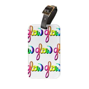 Rainbow Glow Luggage Tag