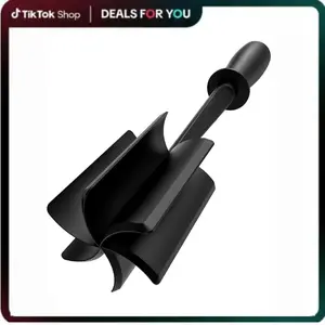 Professional Heat Resistant Ground Beef/Hamburger/Potato Masher | Nylon Ground Beef Chopper Tool | Hambuger Smasher Safe for Non-Stick Cookware (black)