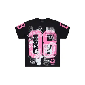 Kammile 3.0 Black/Pink Oversized T-Shirt