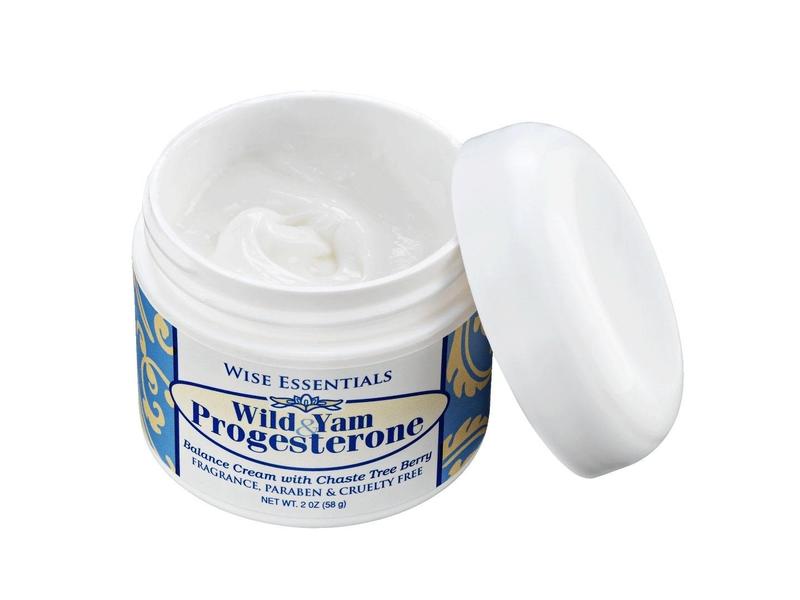 Wise Essentials Wild Yam Progesterone Body Cream with Phytoestrogens 2 oz Fragrance Paraben & Cruelty Free Balance Cream with Chaste Tree Berry